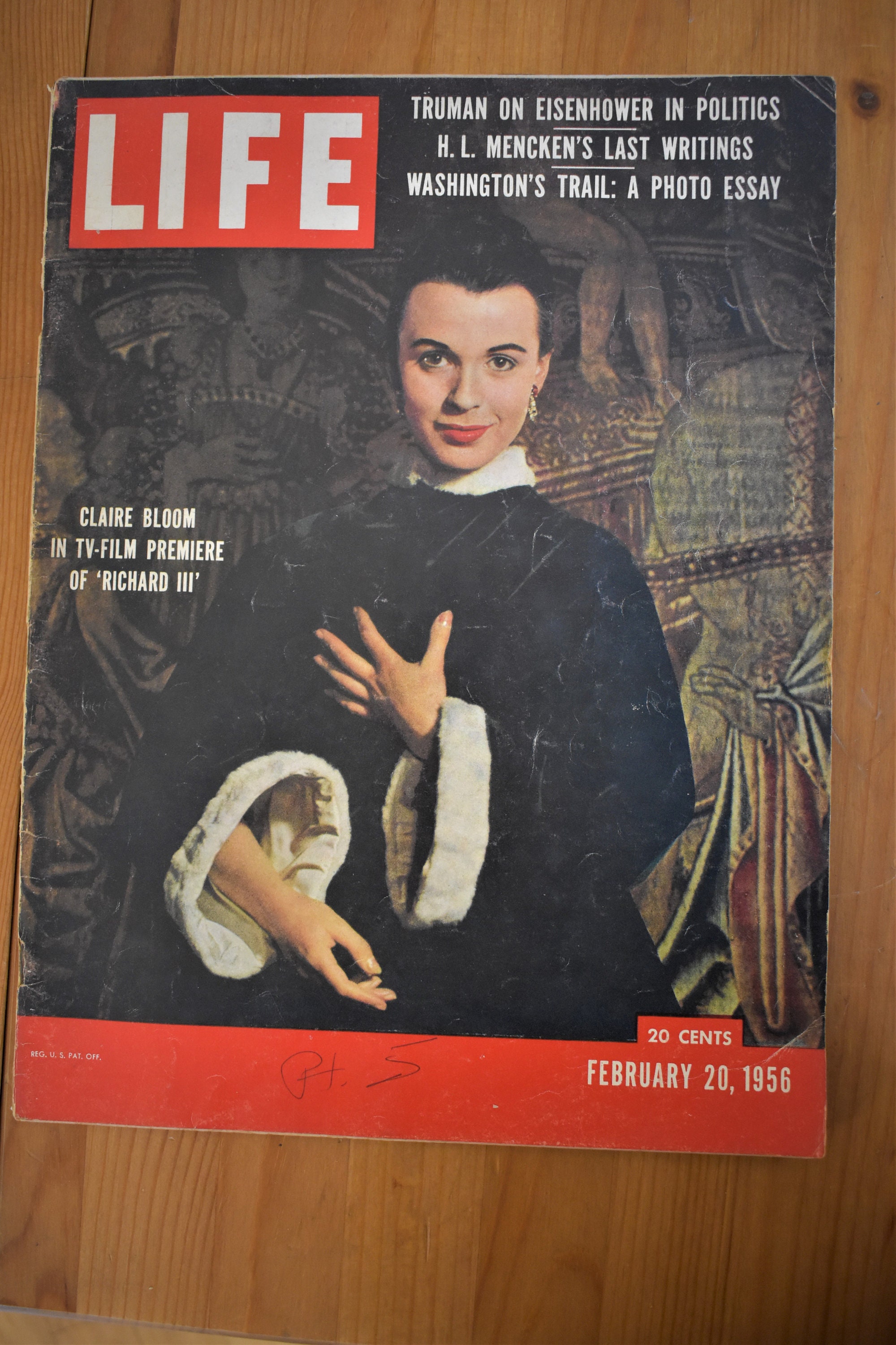 Life Magazine February 20, 1956 (Claire Bloom)