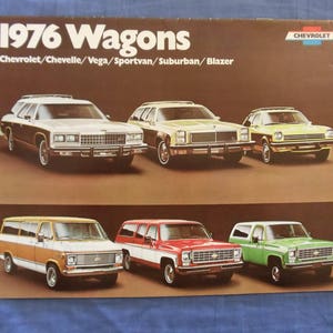 Chevrolet Wagons 1976 Original Sales Brochure (20 pages)