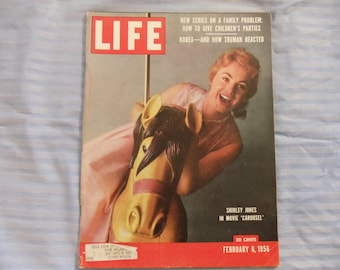 Life Magazine February 6, 1956  Shirley Jones in Movie &quot;Carousel&quot;