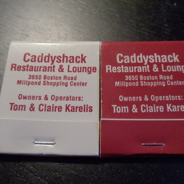 Caddyshack Restaurant & Lounge Lexington, KY Matchbooks (lot of 2) Unused