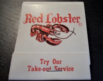 Red Lobster Matchbook (Unused)