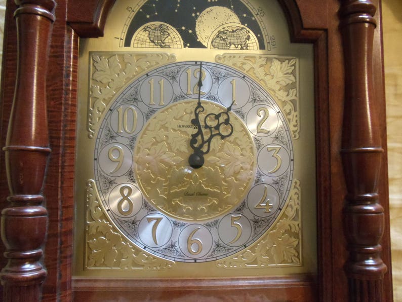 Howard Miller 620182 Rowland Dual Chiming Wall Clock Etsy