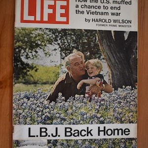 Life Magazine 21.Mai 1971 LBJ Back Home
