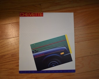 Chevrolet 1986 Chevette Original Sales Brochure (8 pages)