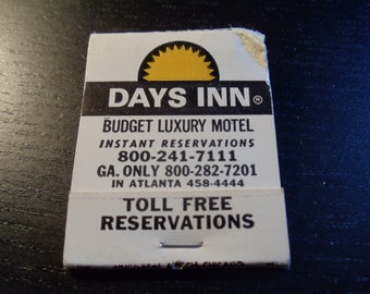 Day Inn Budget Luxury Motel/Days Lodge Matchbook (Unused)