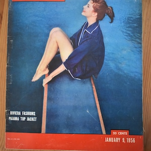 Life Magazine January 9, 1956 (Riviera Fashions)