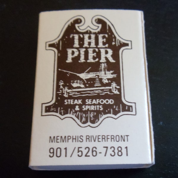 The Pier Restaurant Memphis, TN Matchbook (Unused)