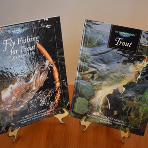 The Freshwater Angler - &quot;Fly Fishing for Trout in streams&quot; (1998) &quot;Trout&quot; (1988) Hardcover Set of 2