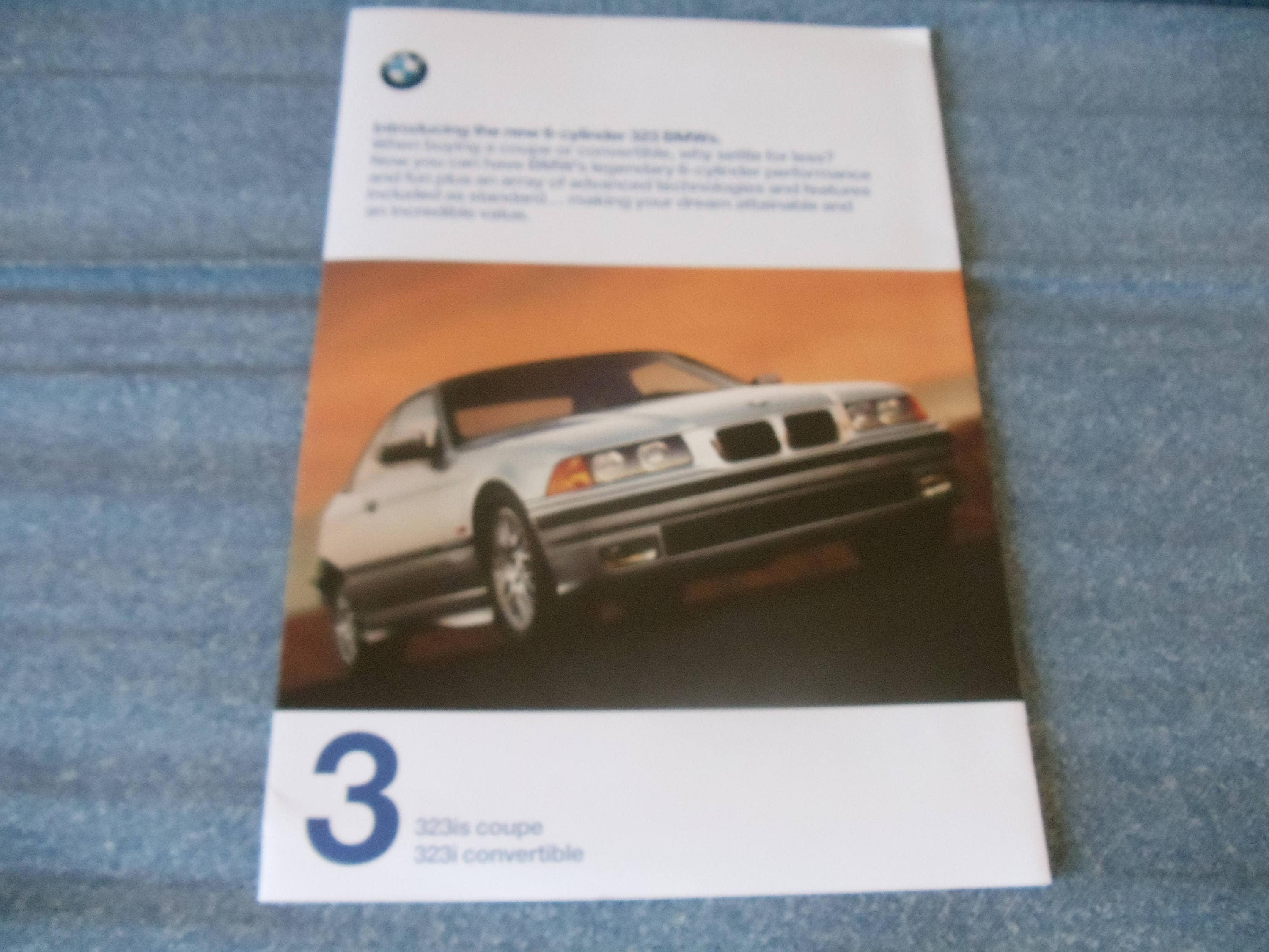 BMW 323i/323is Coupe 1997 Original Verkaufsprospekt