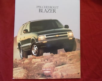 Chevrolet Blazer 1996 Original Verkaufsbroschüre (30 Seiten)