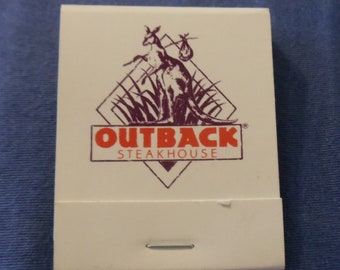Outback Restaurant Lexington/Louisville KY Caja de cerillas (sin usar)