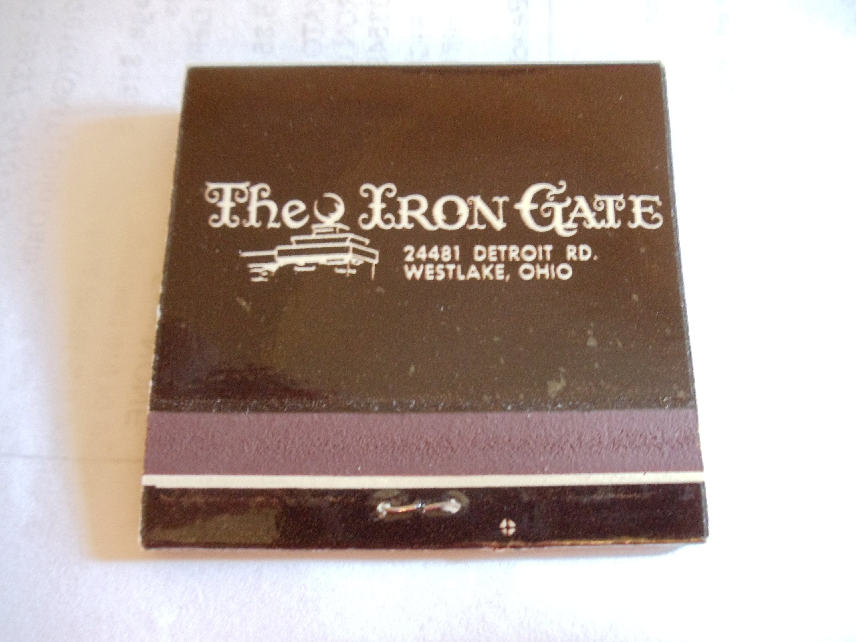 The Iron Gate Restaurant Westlake, OH Matchbook unused Etsy