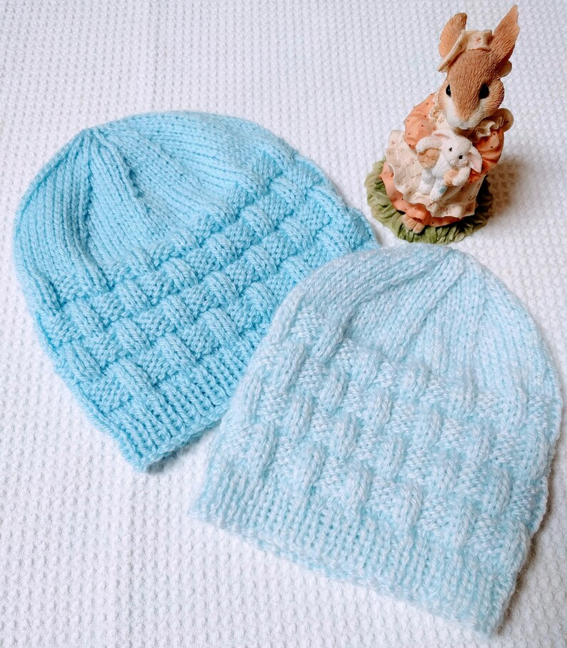 Hat Set G 3 6 6 9 Mos Baby Shower Baby Hats Baby Boy Etsy
