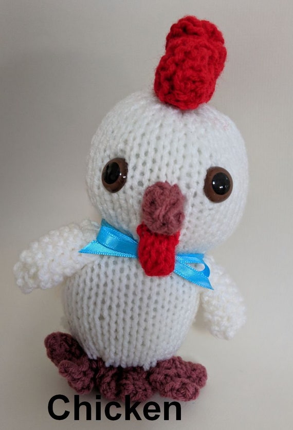 knit stuffed animals