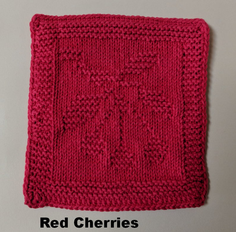 Knitted Hot Pads Knitted Pot Holders Patterned Hot Pad Etsy