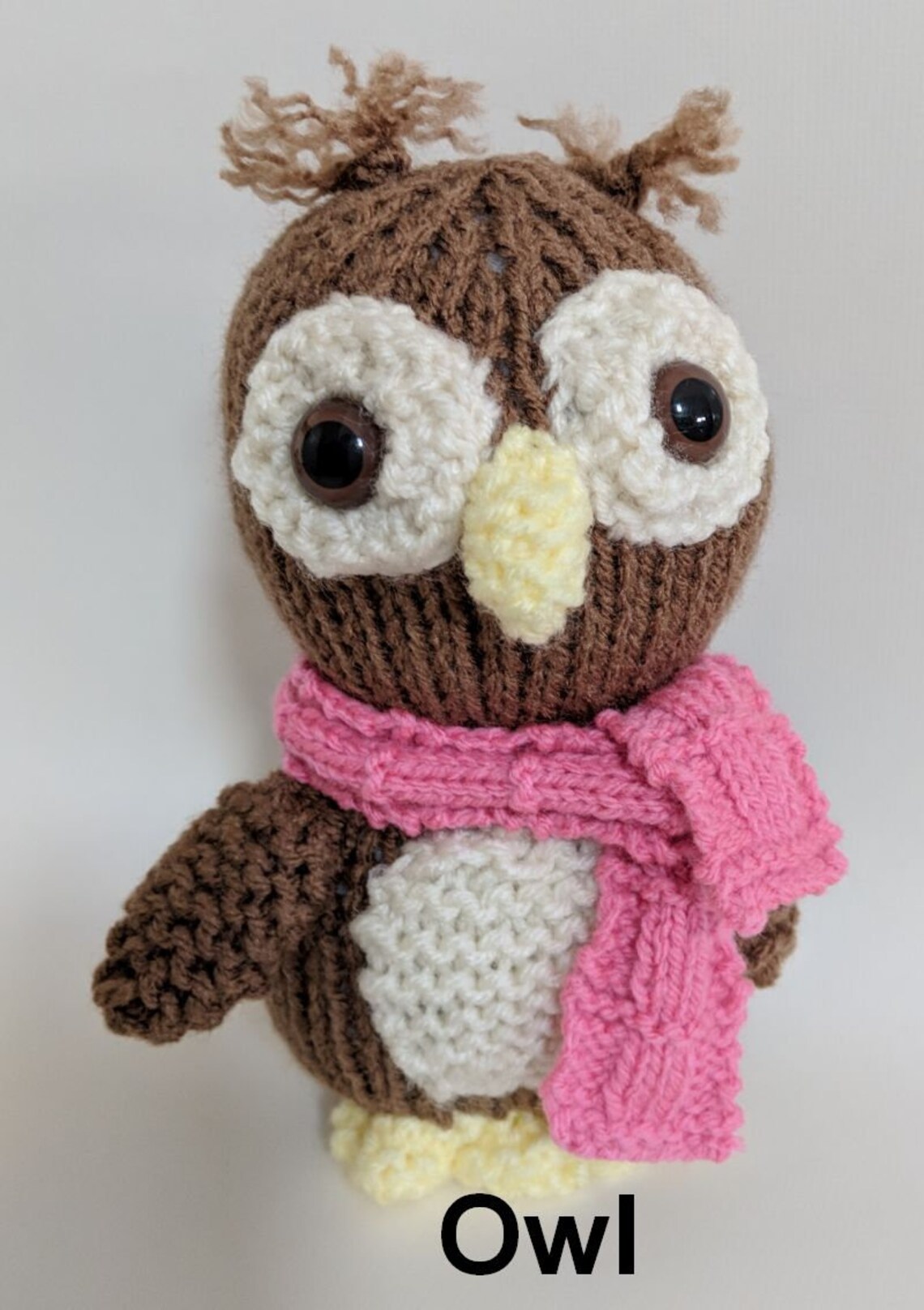 Knitted Stuffed Animals Unique Knit Animals Collectible Knit Etsy