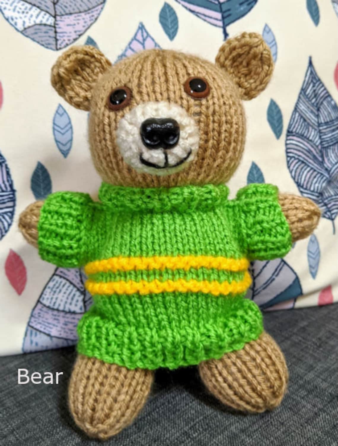Knitted Stuffed Animals, Unique Knit Animals, Collectible Knit Animals