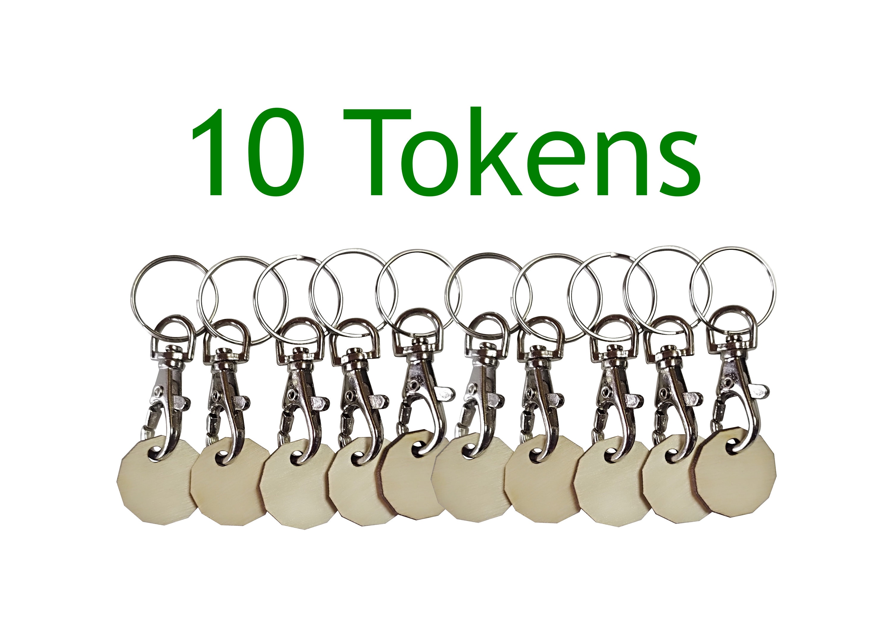 Reusable Shopping Trolley Release Coin Token with Silver Etsy 日本