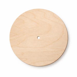 Hölzerne Runde Zifferblätter - 3 mm Birkensperrholz - Größen 10-25 cm - Mengenersparnis