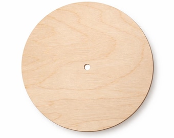 Wooden Round Clock Faces - 3mm Birch Plywood - Sizes 10-25cm - Bulk Savings