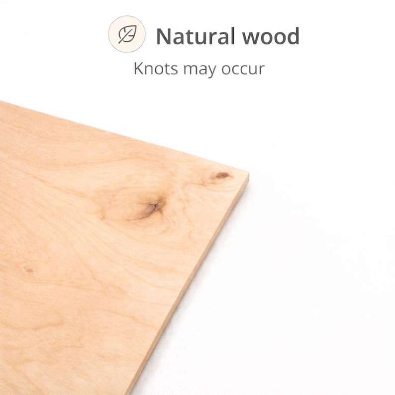 3mm Birch Plywood Sheet B/BB – Laser Safe Plywood for CNC and Laser Cutting image 4