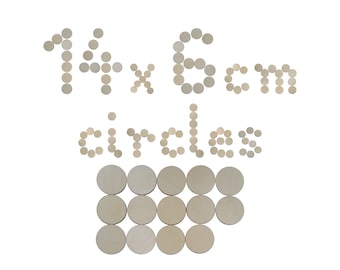 Wooden Circle Shapes, 14x 6cm Craft Disc Plaque Wood DIY Decoration Plywood