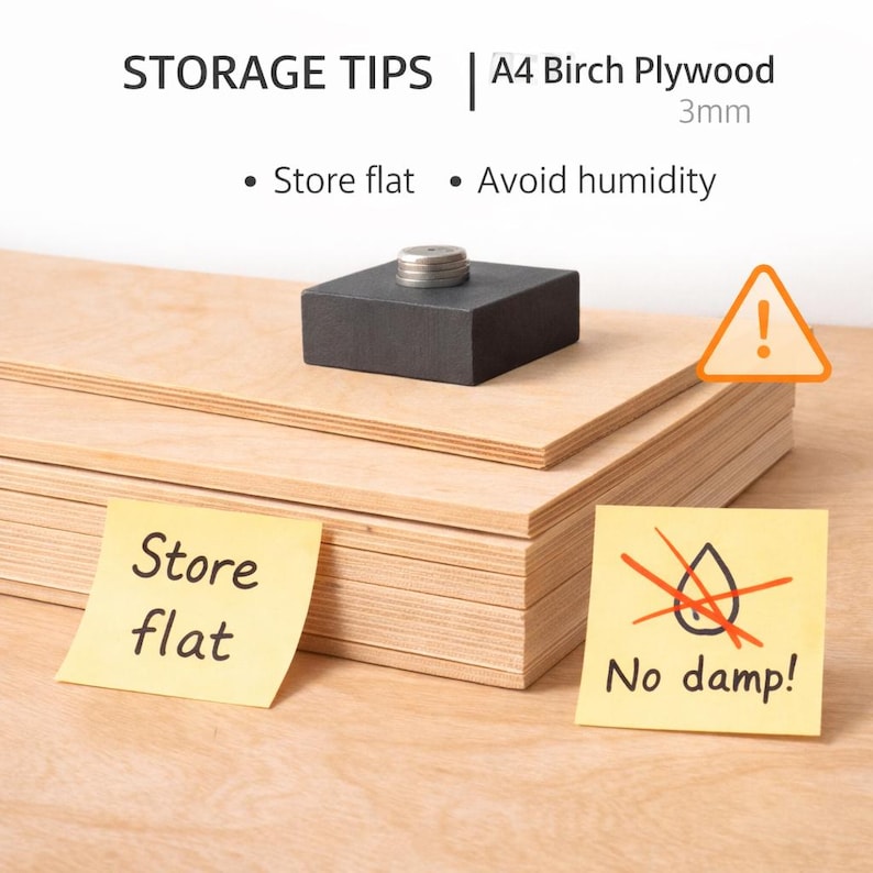 3mm Birch Plywood Sheet B/BB – Laser Safe Plywood for CNC and Laser Cutting image 6