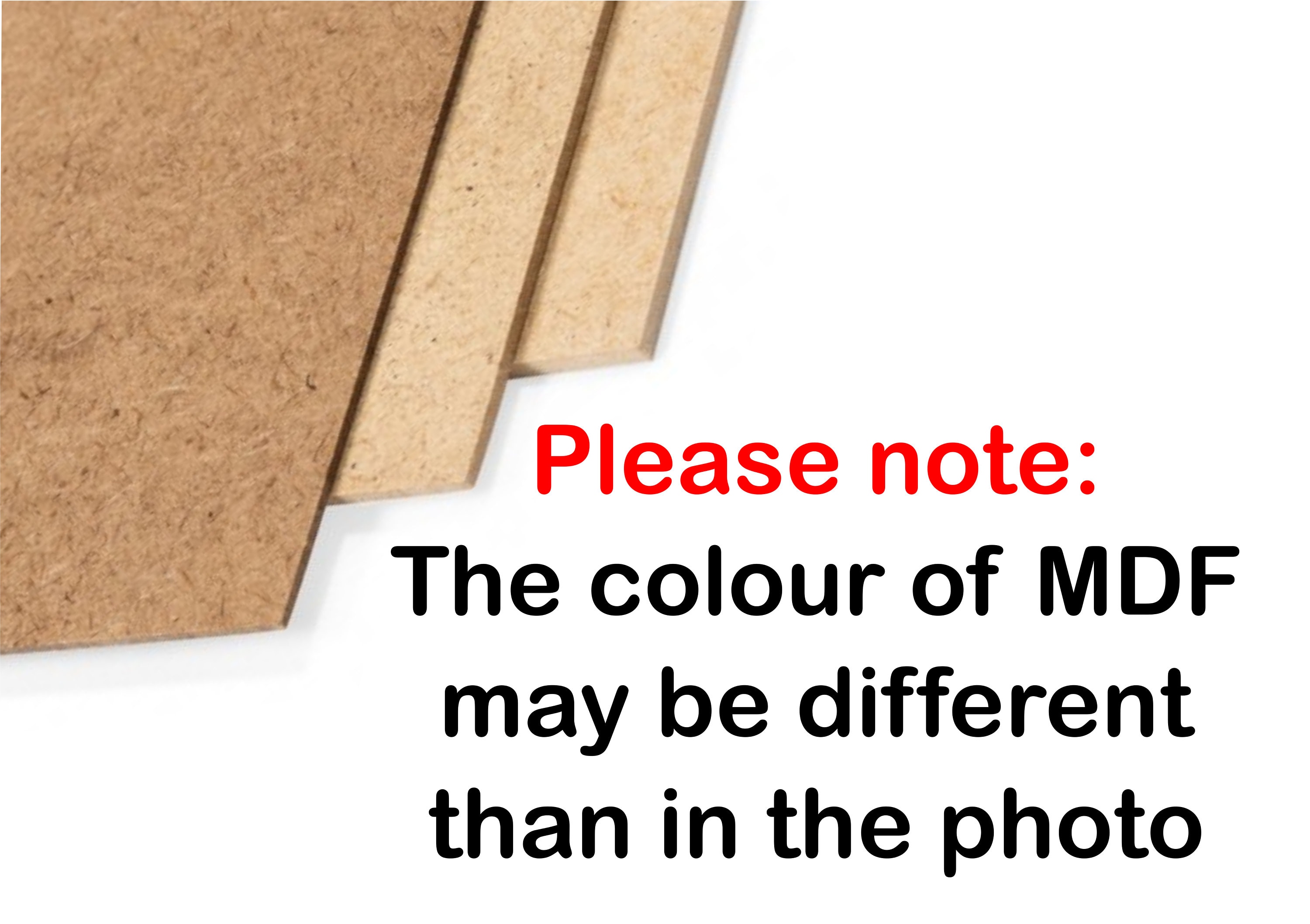 MDF Square Wooden Shapes – Craft Tags & Embellishments – 11cm To 20cm – UK Made