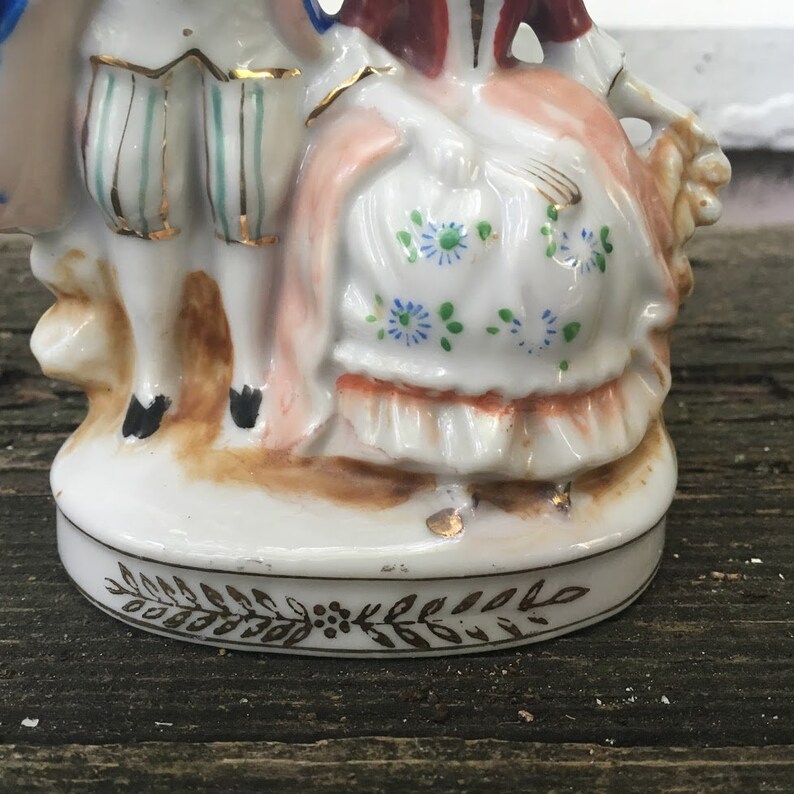 Occupied Japan Aristocrat Couple Figurine; Occupied Japan Victorian Couple Figurine