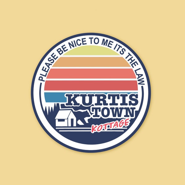 Kurtis Conner - Kurtistown Kottage Sticker | Commentary Youtube Youtubers Decal