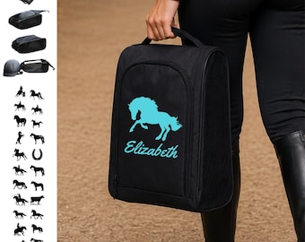 Personalized Horse Helmet Bag, Equestrian Helmet Bag, Horse accessories bag, Horse Show bag, Grooming Bag, Horse event award