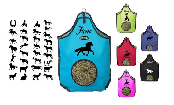 Hay bags store for horse trailers