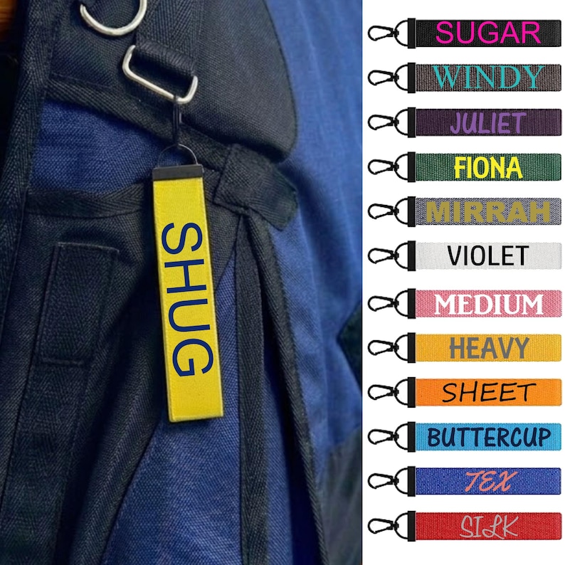 Personalized Horse Blanket Tag, key fob lanyard, bridle halter bag tag, rope bag tag, saddle bag tag, tack tag, horse storage tag, hay tag image 1