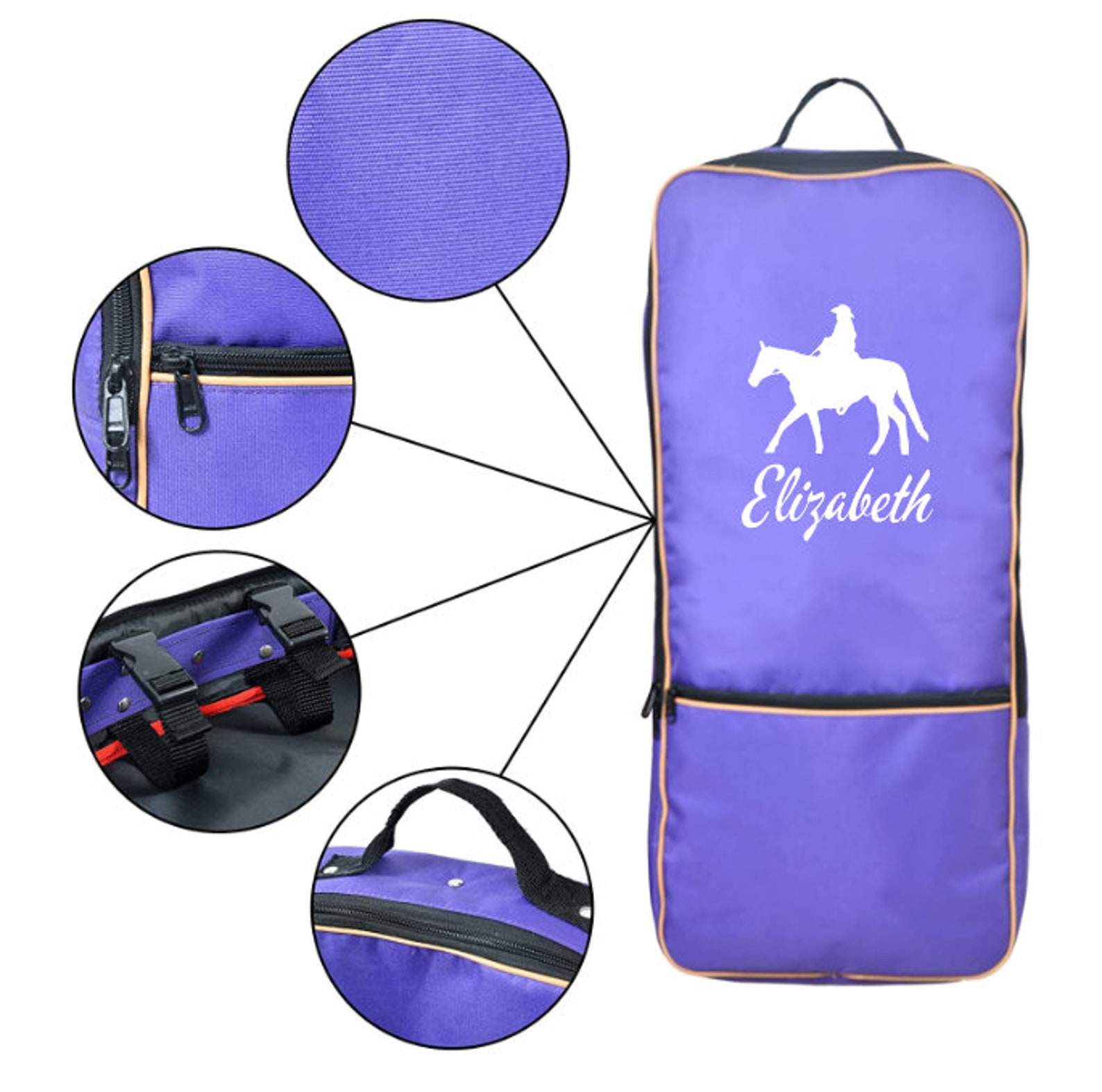 Personalized Horse Bridle Halter Carry Bag Custom Bridle Bag Etsy