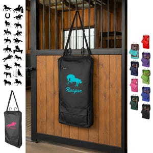 Personalized Horse Bridle Halter Carry Bag, Custom Bridle Bag, Halter Bag, Horse Show Bag, Horse Tack Bag, Grooming Supply, Horse Awards