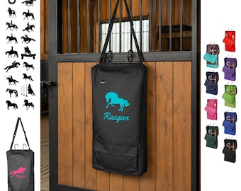 Personalized Horse Bridle Halter Carry Bag, Custom Bridle Bag, Halter Bag, Horse Show Bag, Horse Tack Bag, Grooming Supply, Horse Awards