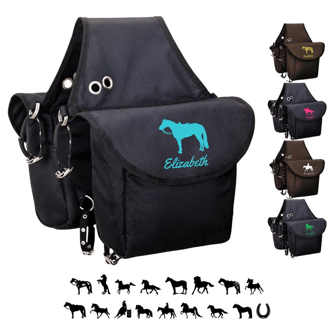 Coolhorse Leather Basket Stamped Saddle Bag main image 1