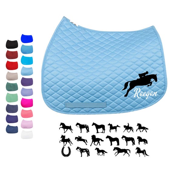 Personalized western saddle pad cheap