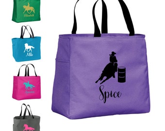 Grooming Bag, Grooming Tote, Horse Grooming Bag, Horse Tote Bag, Horse Beach Bag, Horse Utility Tote, Horse stocking stuffer, horse Decal