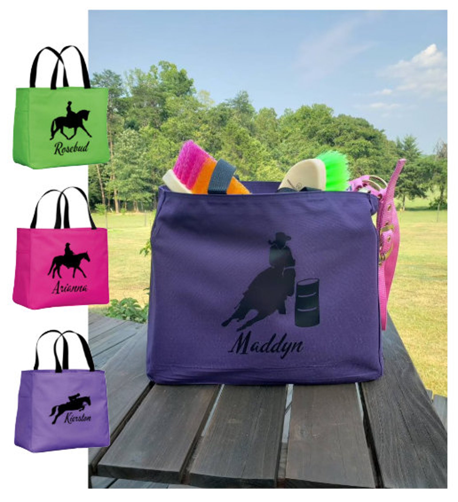 Grooming Bag Grooming Tote Horse Grooming Bag Horse Tote Etsy