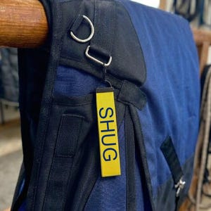 Personalized Horse Blanket Tag, key fob lanyard, bridle halter bag tag, rope bag tag, saddle bag tag, tack tag, horse storage tag, hay tag image 6