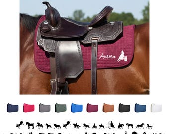 Western Saddle Pad, Personalized Western Saddle Pad,All-Purpose Western Saddle Pad,Custom Saddle Pad, Western Horse gift, Horse Awards
