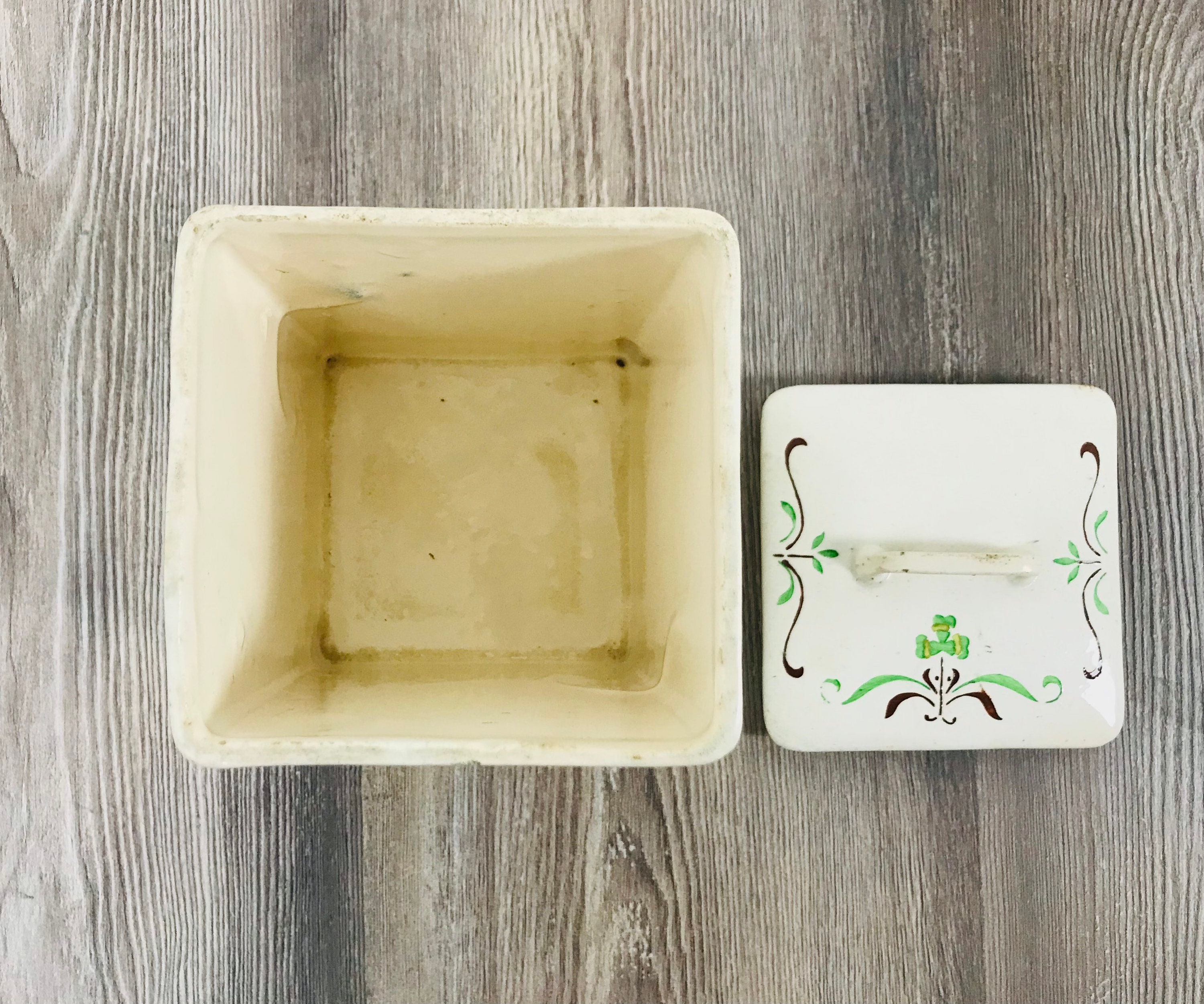 Cajas de almacenamiento antiguo 4 Set Art Nouveau | Etsy