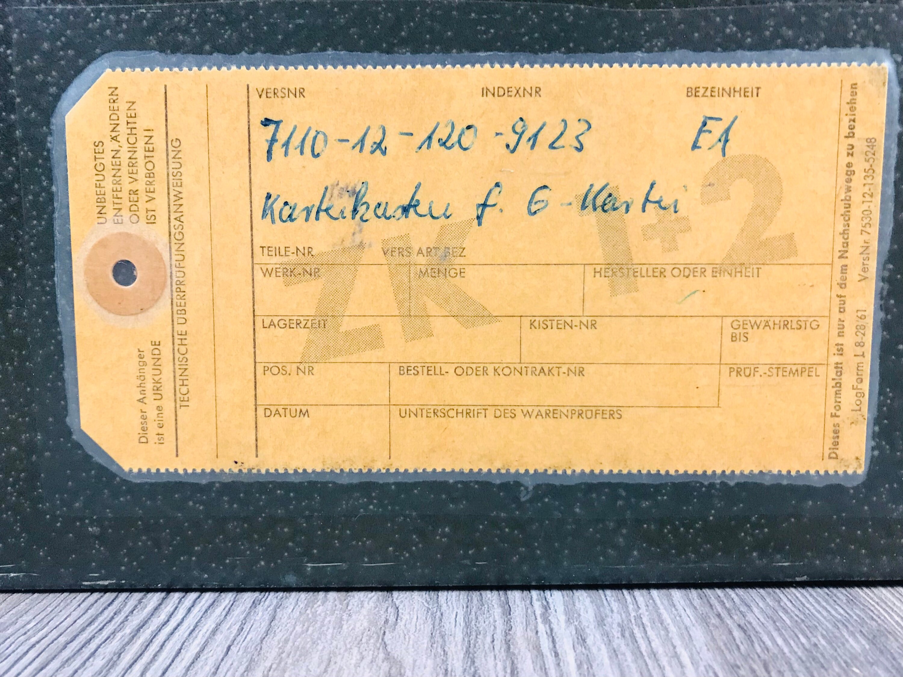 Bundeswehr Card Box Made of Metal Vintage - Etsy