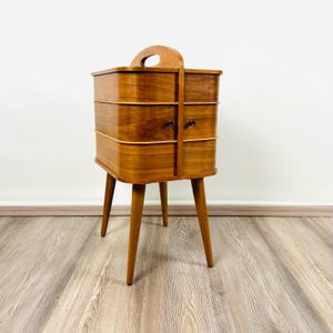 Mid Century Sewing Box Sewing Box