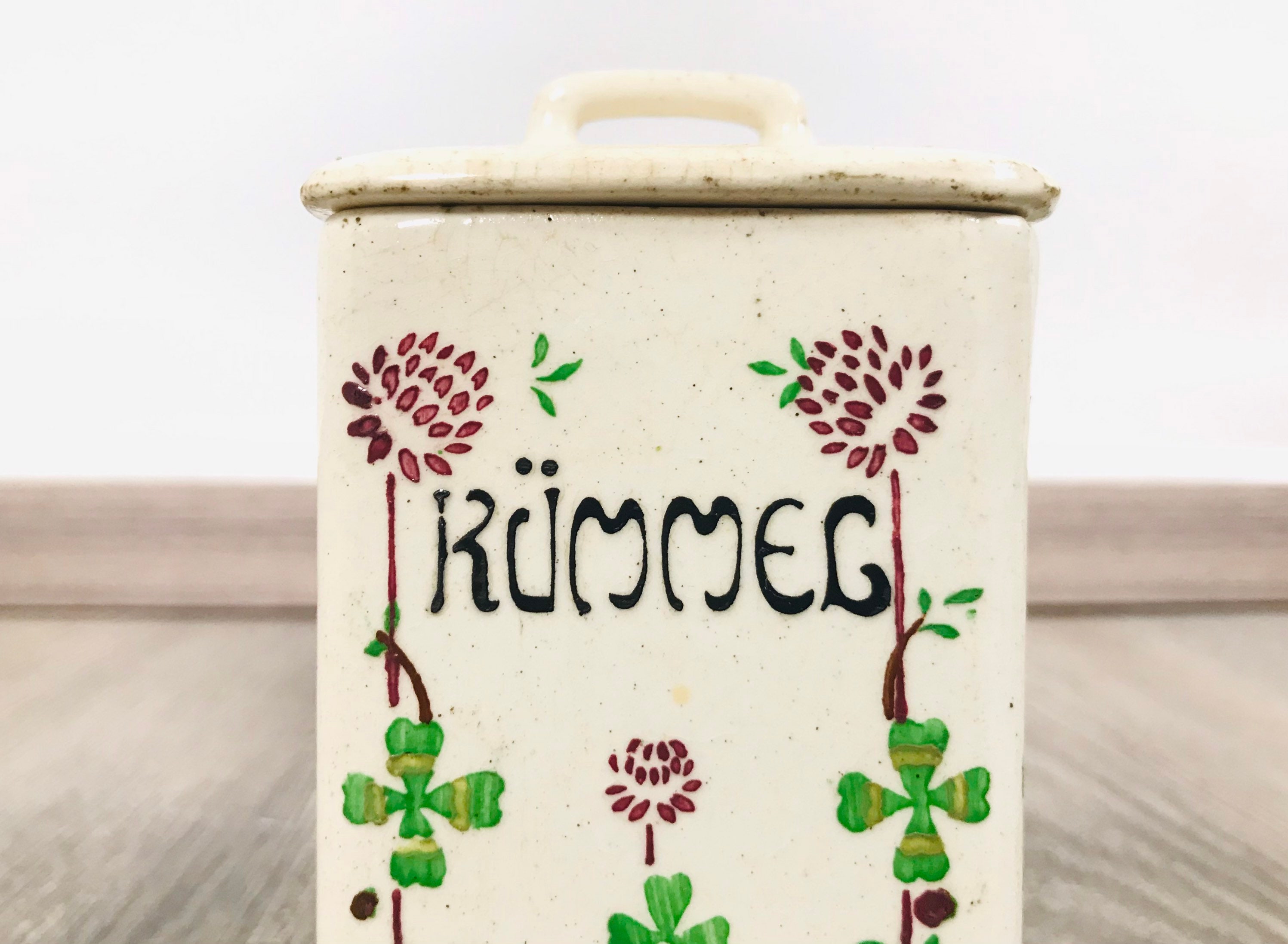 Cajas de almacenamiento antiguo 4 Set Art Nouveau | Etsy