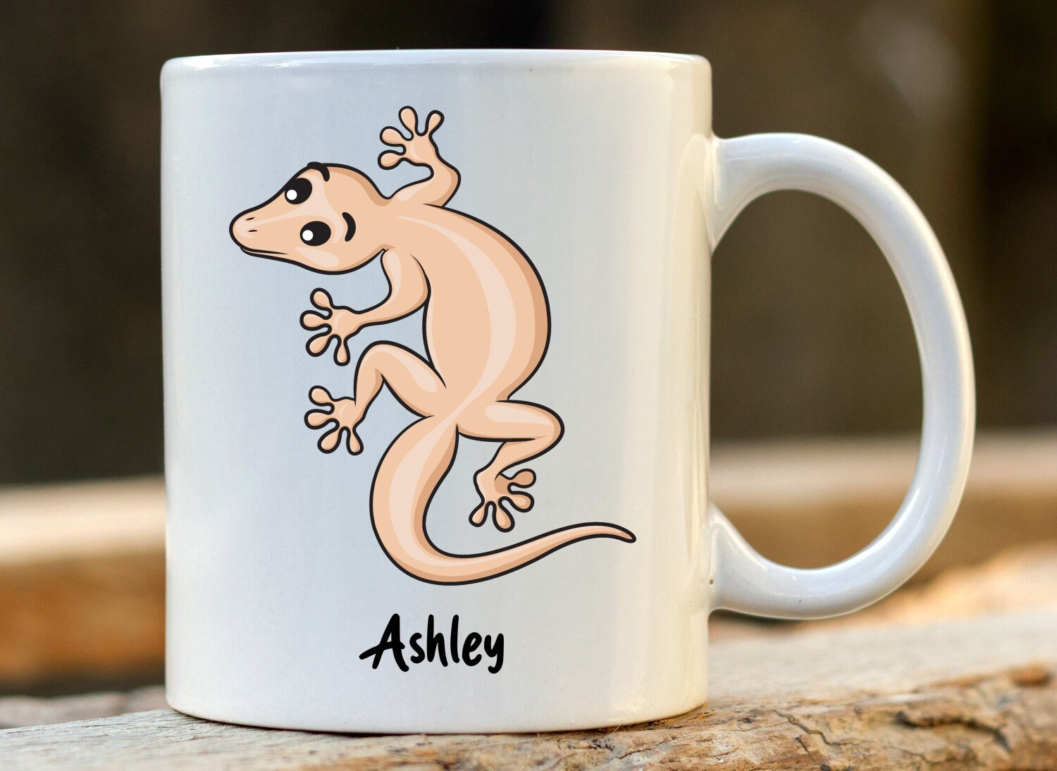 Custom Lizard Mug Lizard Gift for Her Cute Lizard Cup Etsy