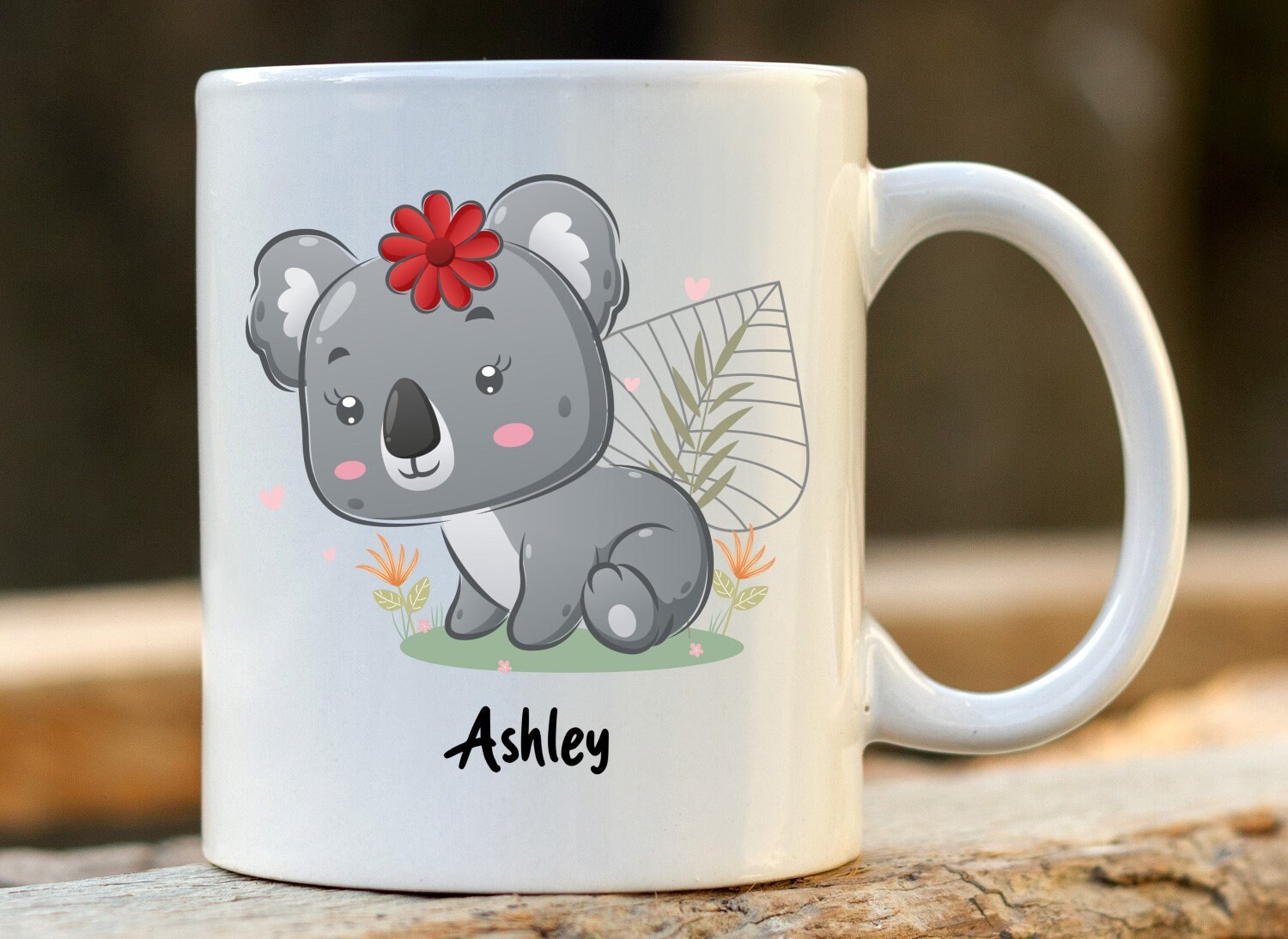 Custom Koala Mug Koala Gift for Her Cute Koala Cup Koala Etsy