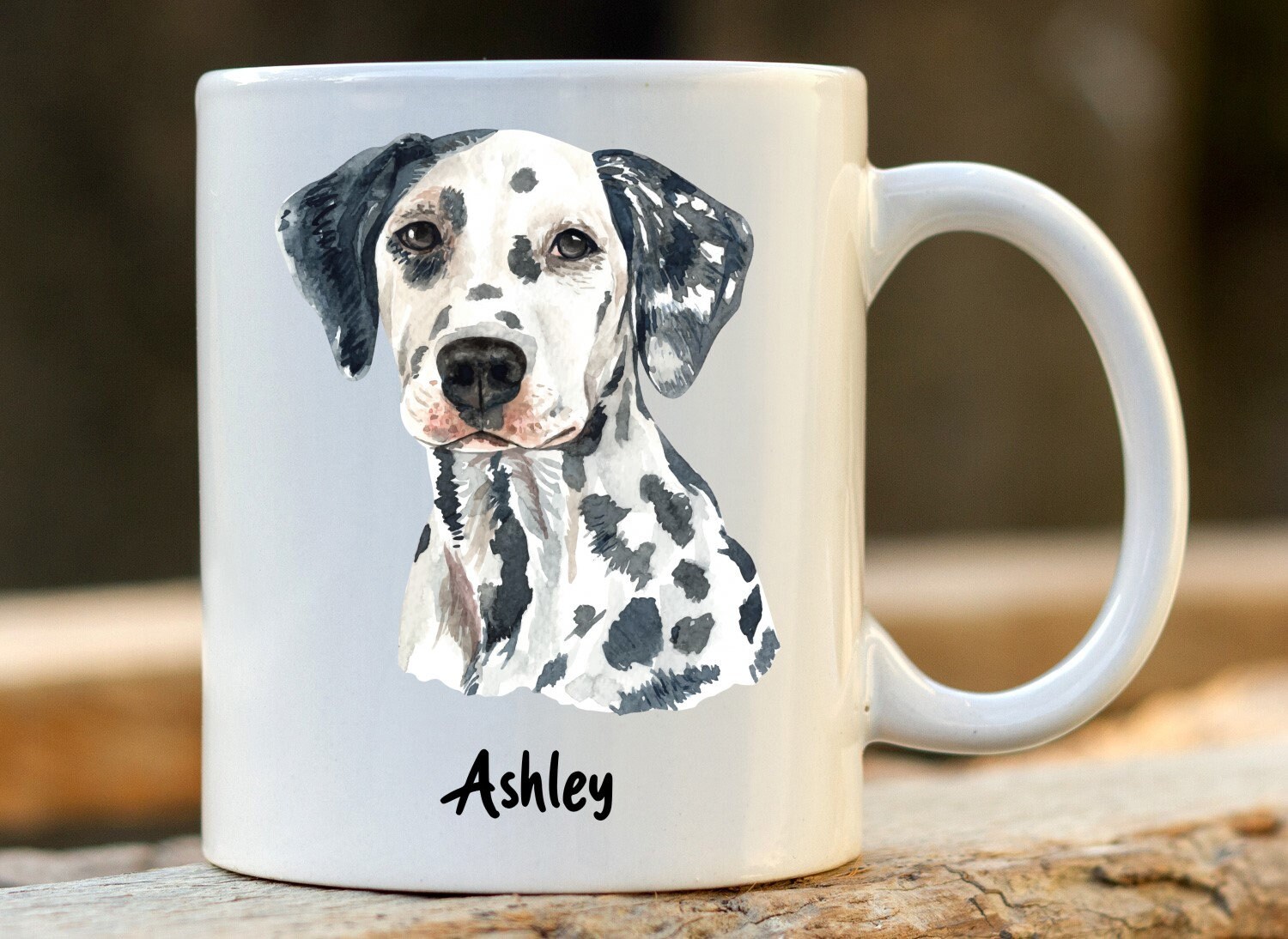 Personalized Dalmatian Mug Dalmatian Gift Dalmatian Cup Etsy