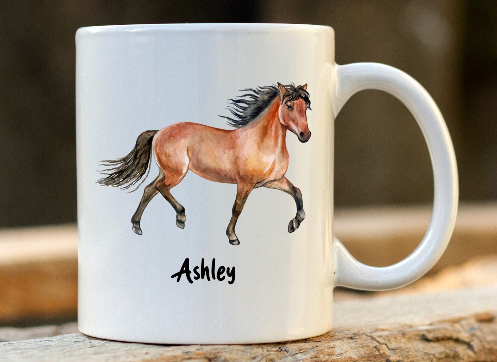 Custom Horse Mug Horse Gift for Her Cute Horse Cup Horse Etsy